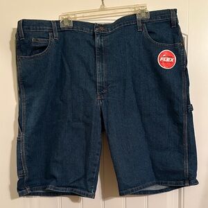 Size 42 Dickies Dark Blue Jean Shorts relaxed fit. NWT.